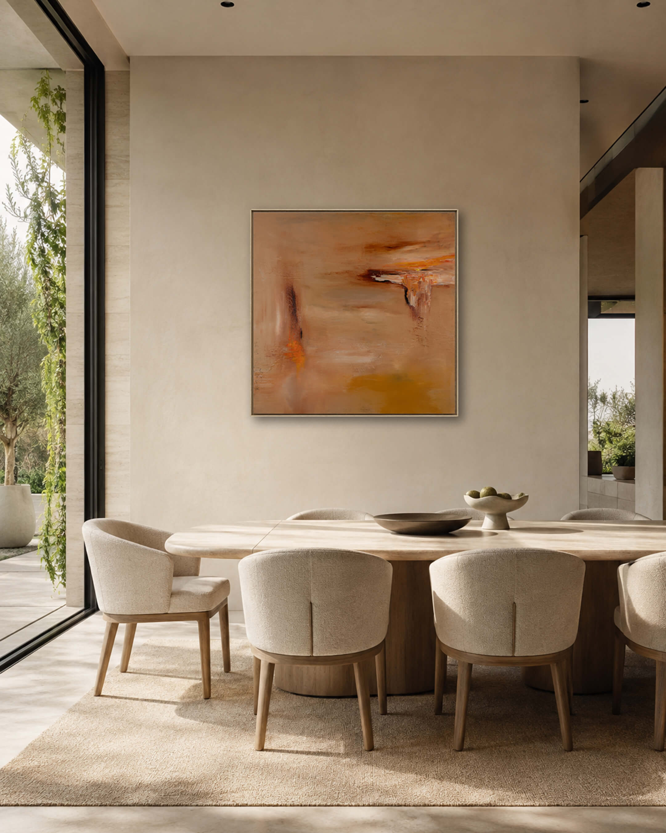 A Warm Silence — Original Artwork 76 × 76 CM