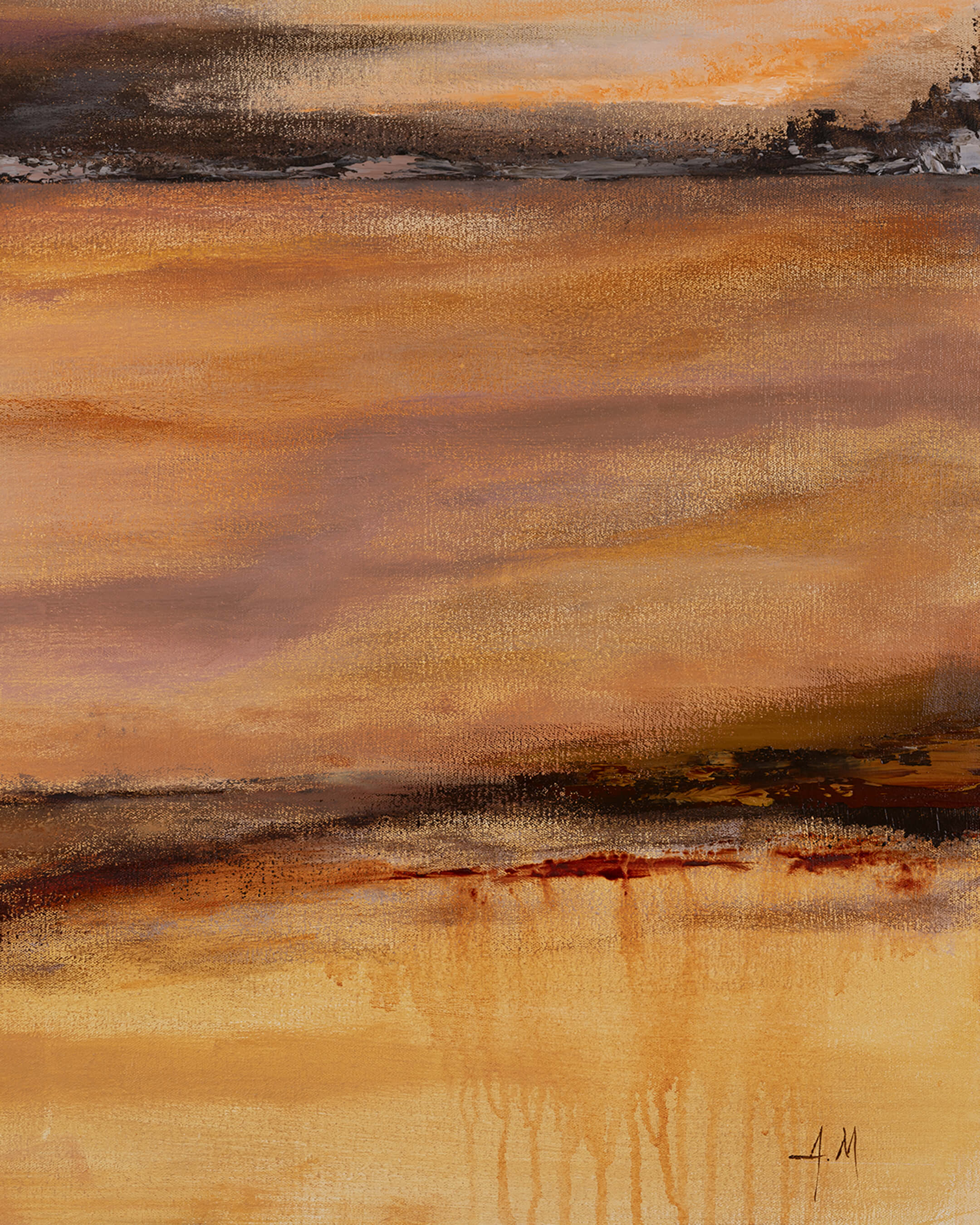 Between Moments — Original Artwork 76 × 76 CM