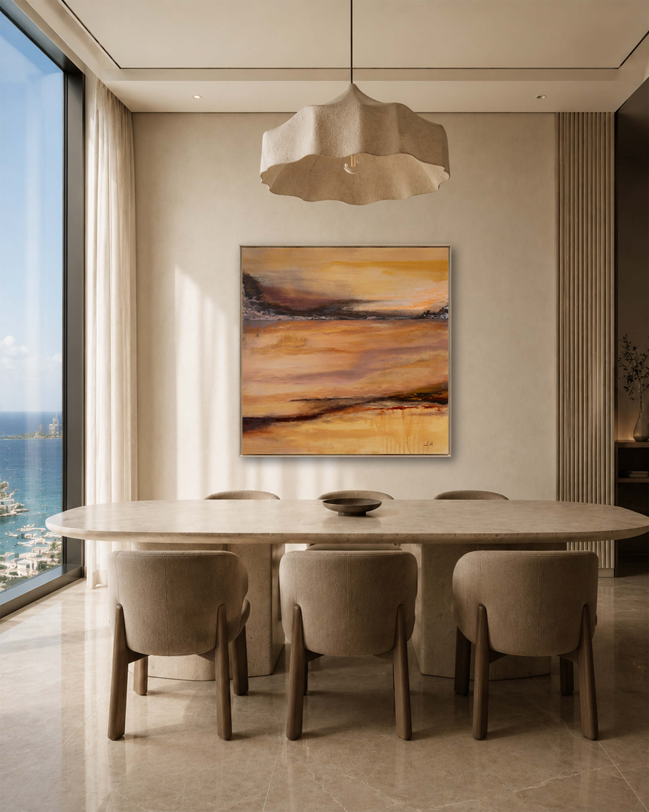 Between Moments — Original Artwork 76 × 76 CM