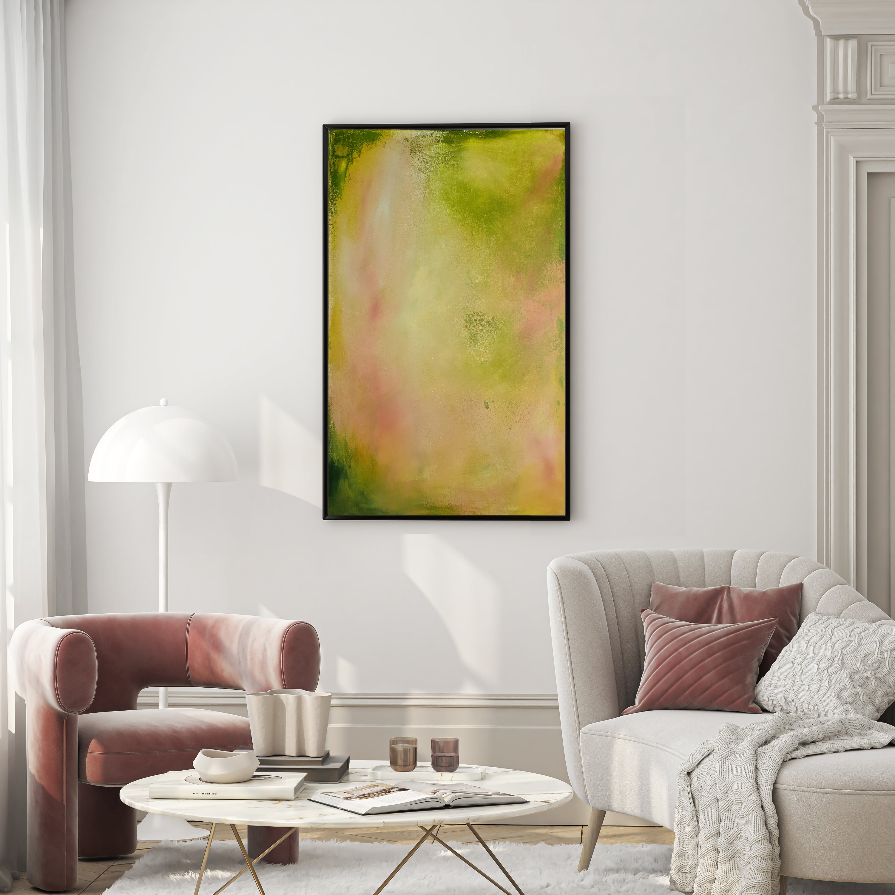 Spring Blossoms I - Acrylic on Cotton Canvas (76x122 CM)