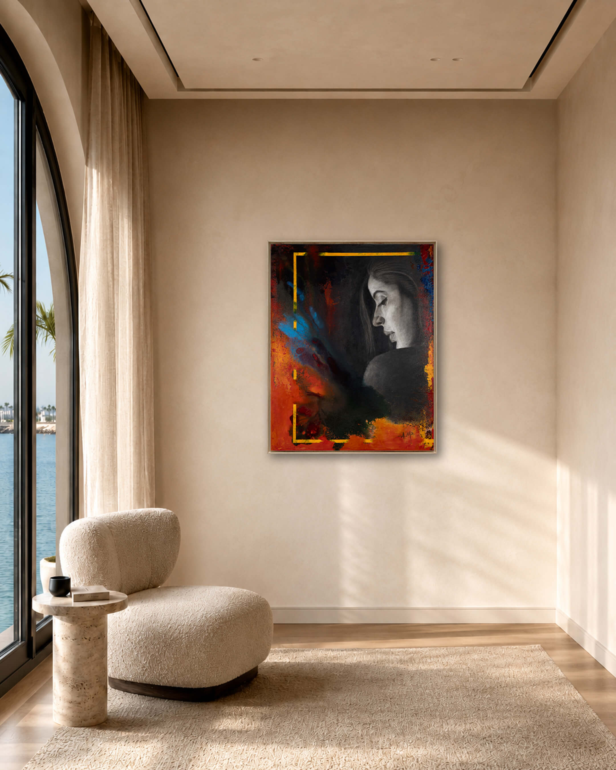Softening — Original Artwork 61 × 76 CM