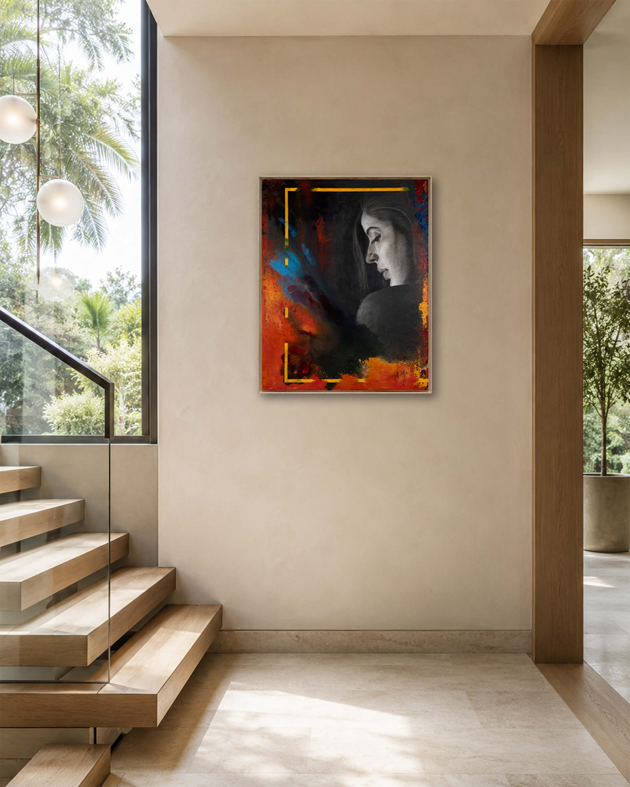 Softening — Original Artwork 61 × 76 CM