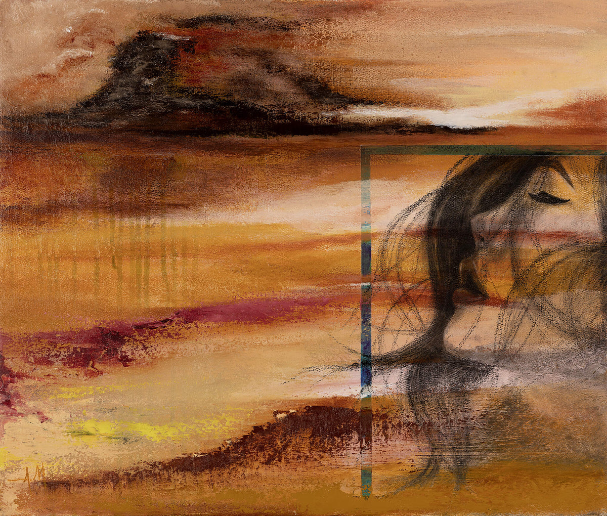 Solace — Original Artwork 61 × 46 CM