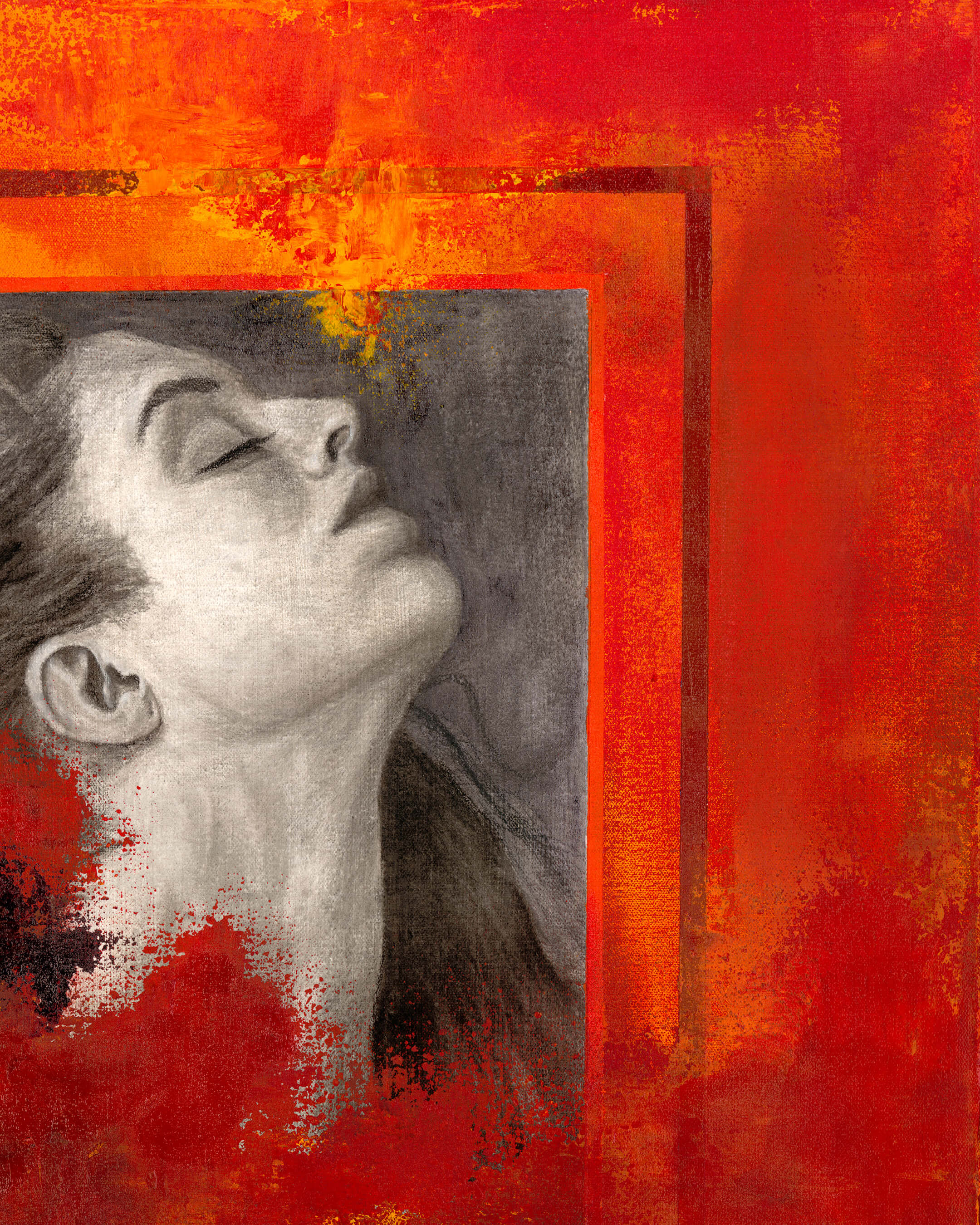 Untethered — Original Artwork 61 × 61 CM