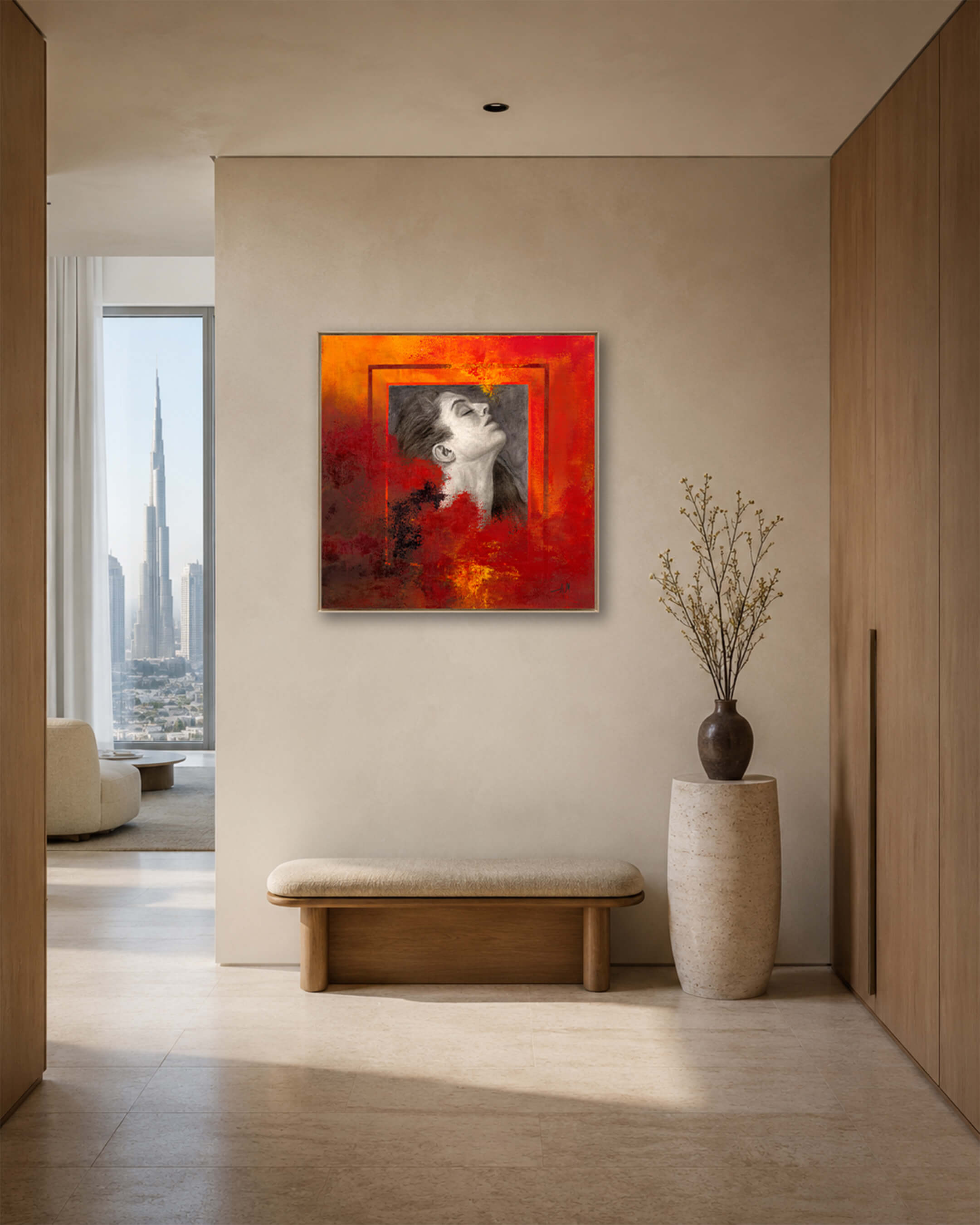 Untethered — Original Artwork 61 × 61 CM