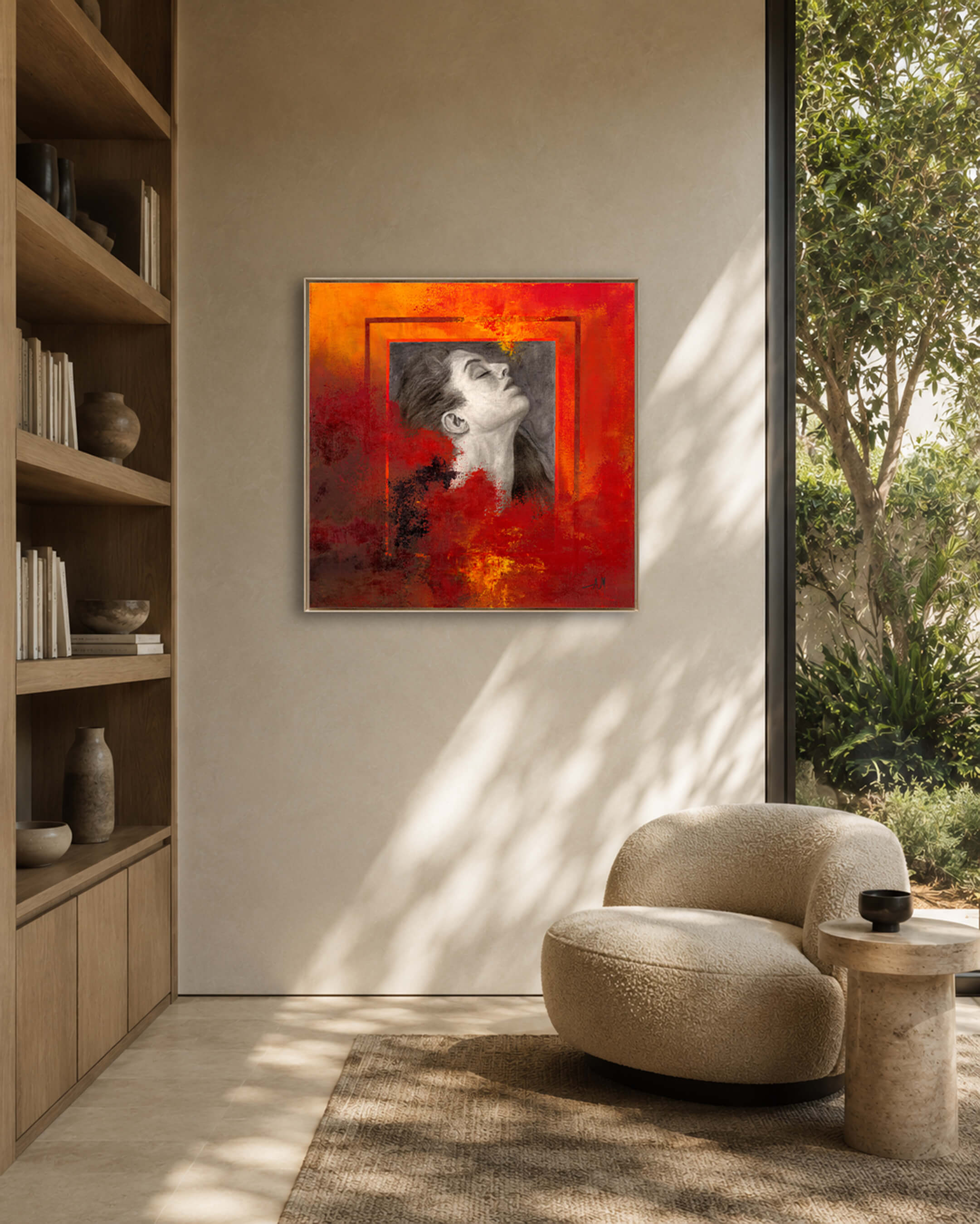 Untethered — Original Artwork 61 × 61 CM