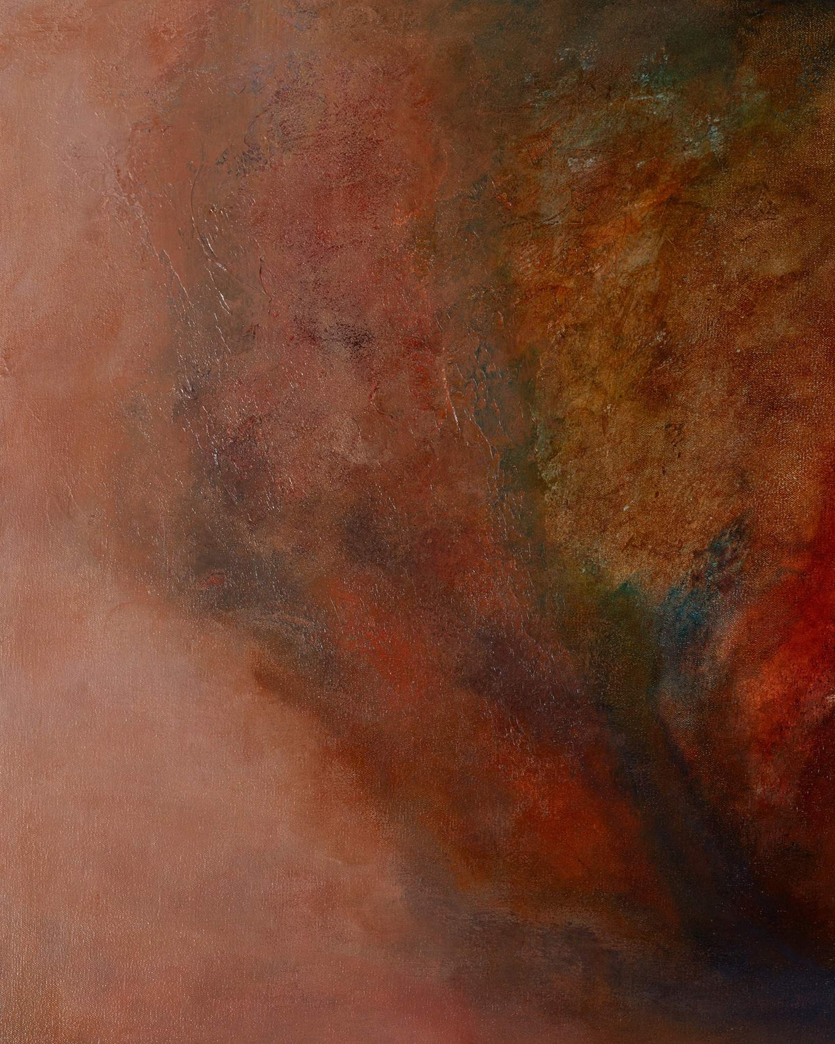 Afterglow by Ayoub Mohebbi, original abstract mixed media painting, detail 1