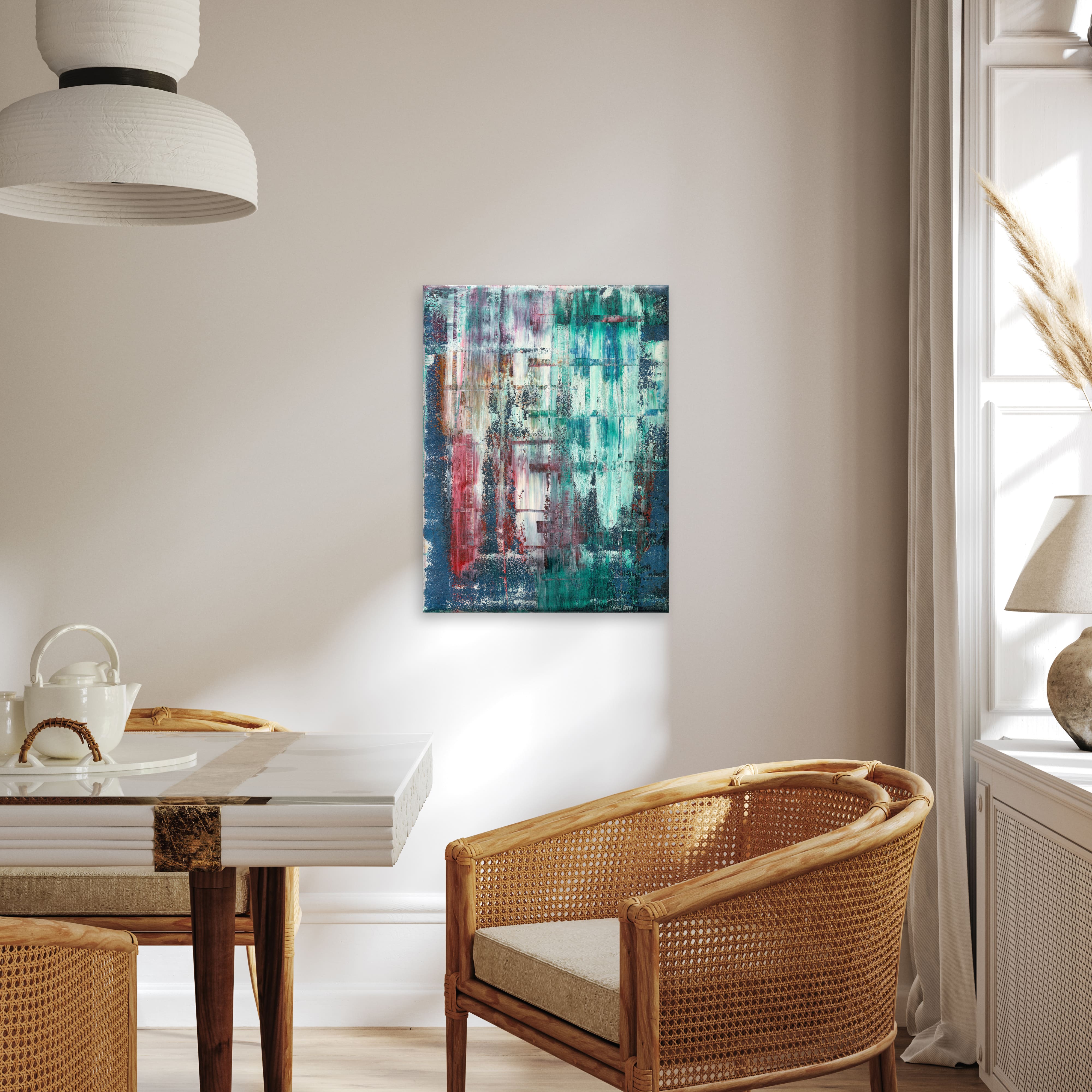 The Window — Limited Edition Giclée Print on Matte German Canvas | 18 × 24 Inches | Edition of 100