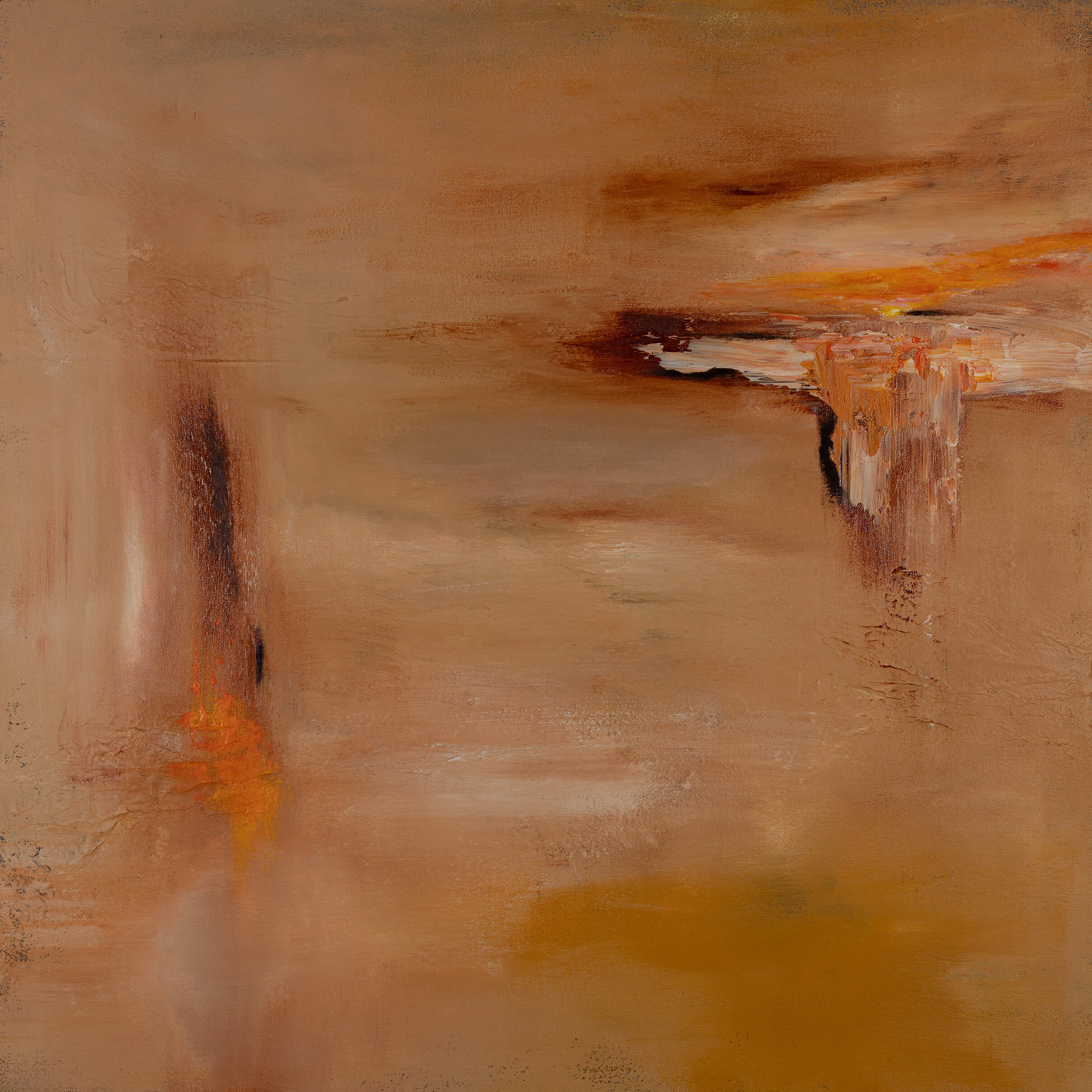 A Warm Silence — Original Artwork 76 × 76 CM