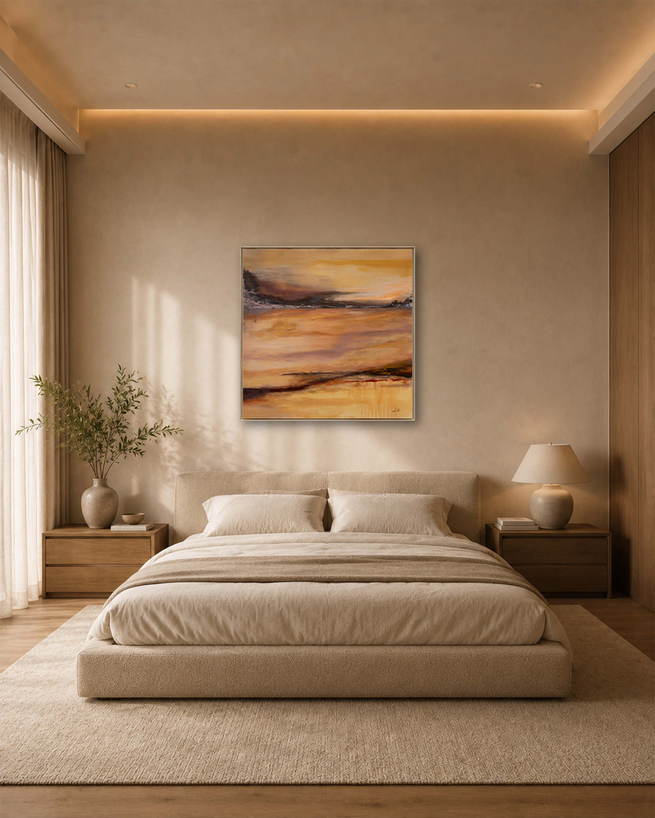 Between Moments — Original Artwork 76 × 76 CM