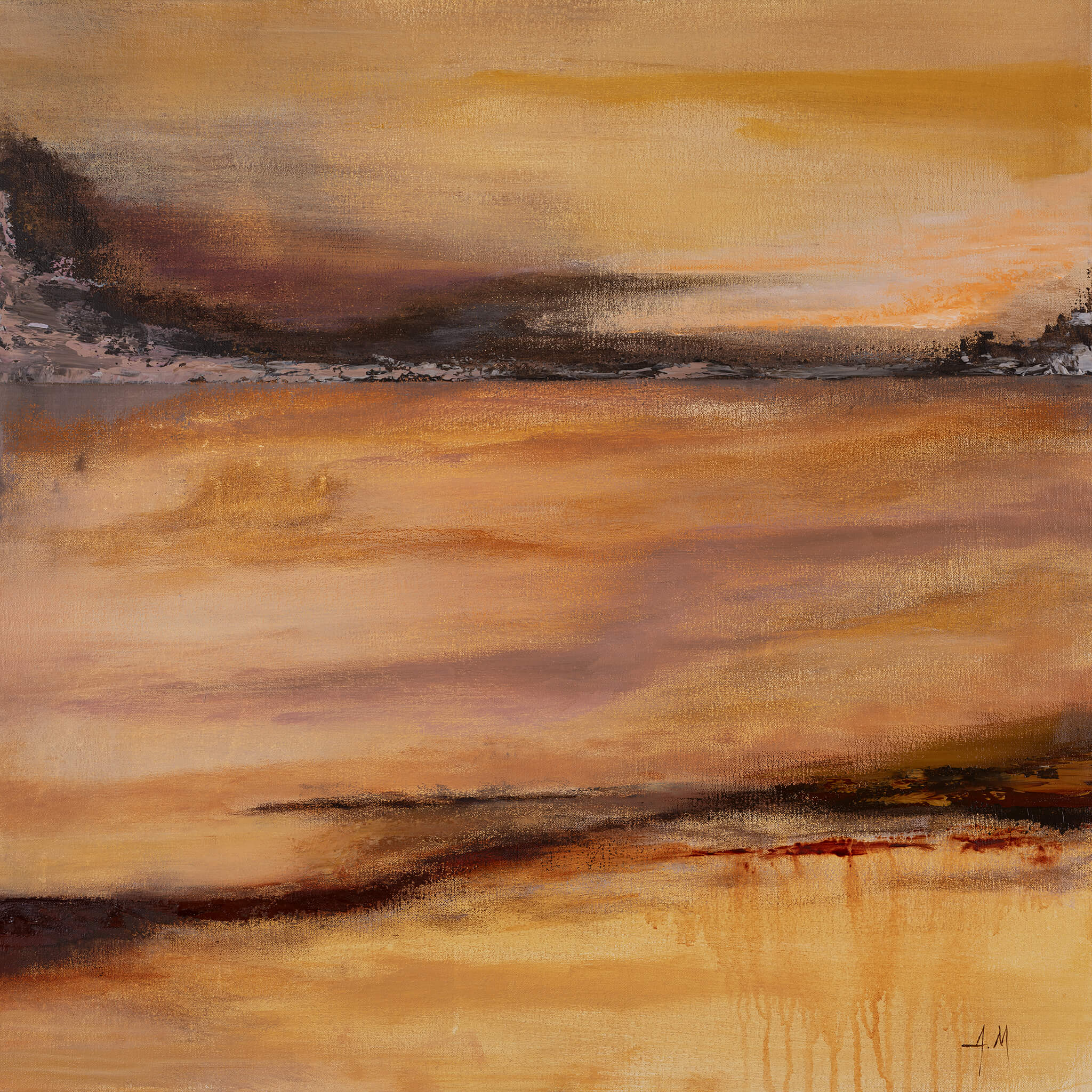 Between Moments — Original Artwork 76 × 76 CM