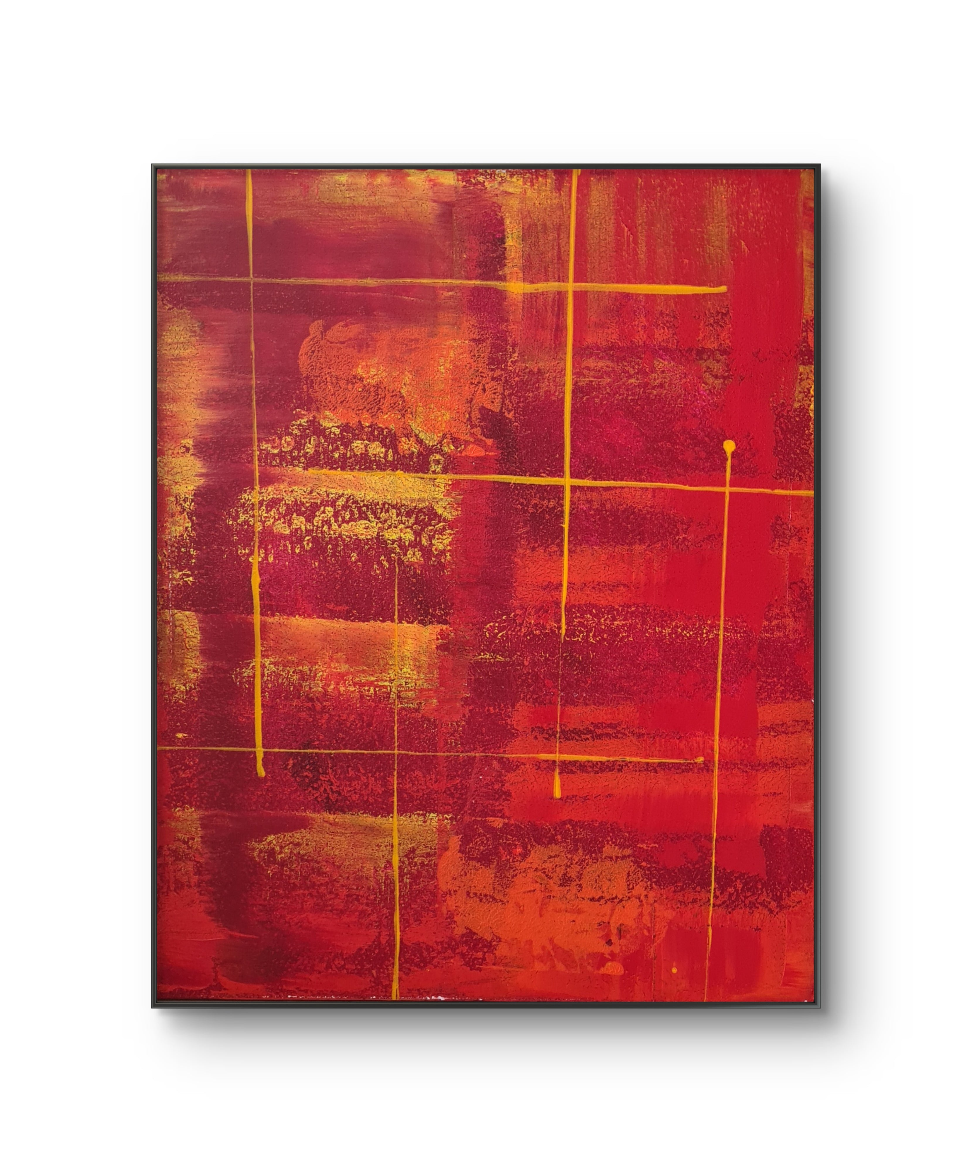 Fire - Acrylic on Cotton Canvas (61x76 CM)