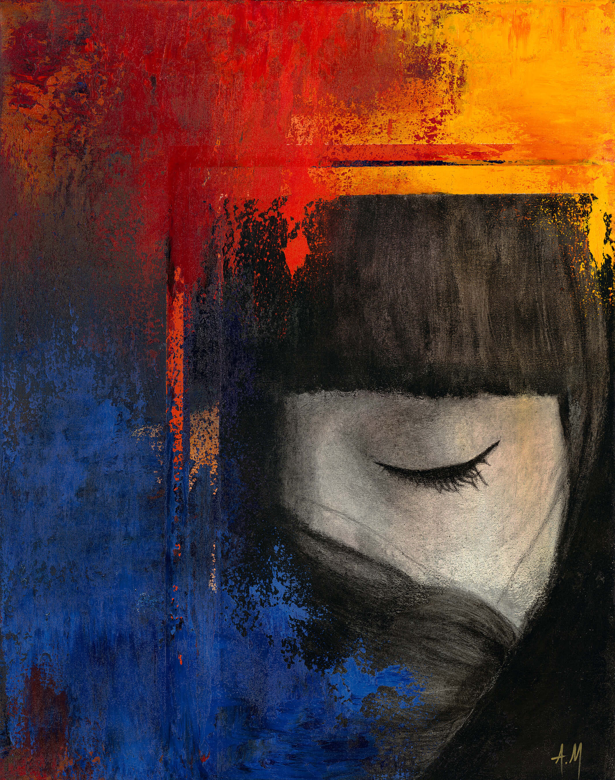 Grace — Original Artwork 61 × 76 CM