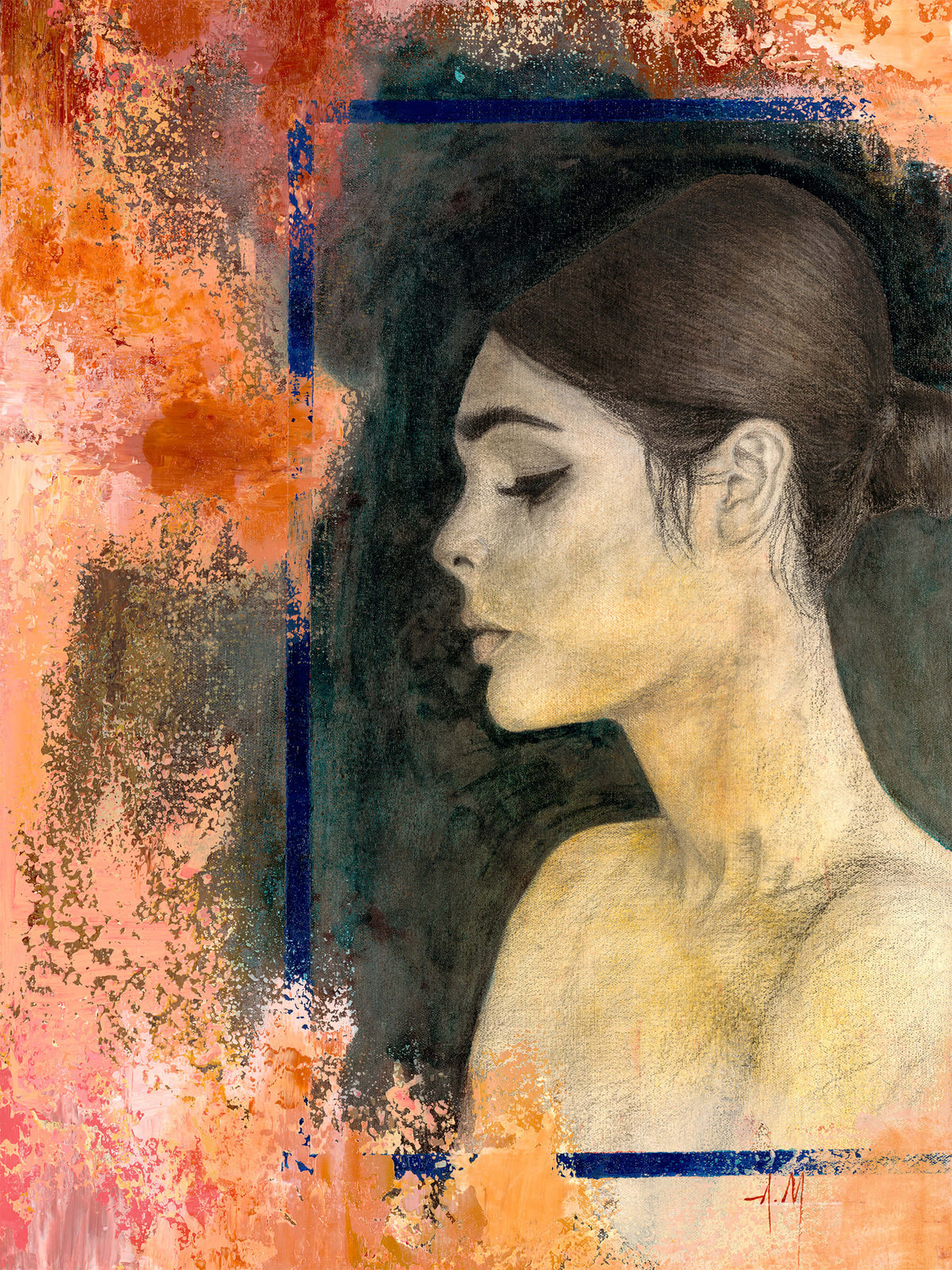 Poise — Original Artwork 46 × 61 CM