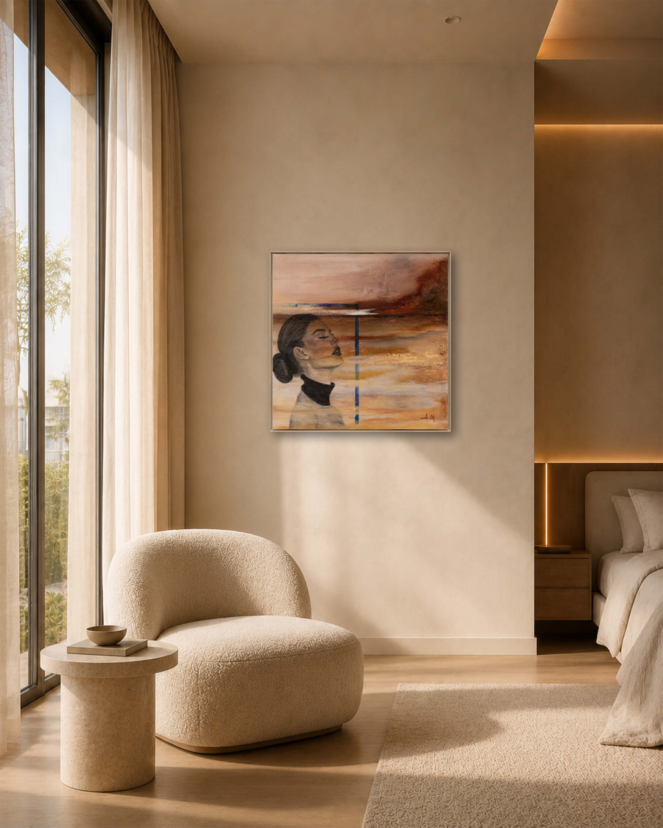 Resolve — Original Artwork 46 × 46 CM