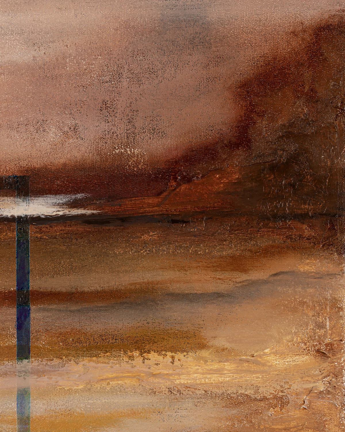 Resolve — Original Artwork 46 × 46 CM, close-up detail