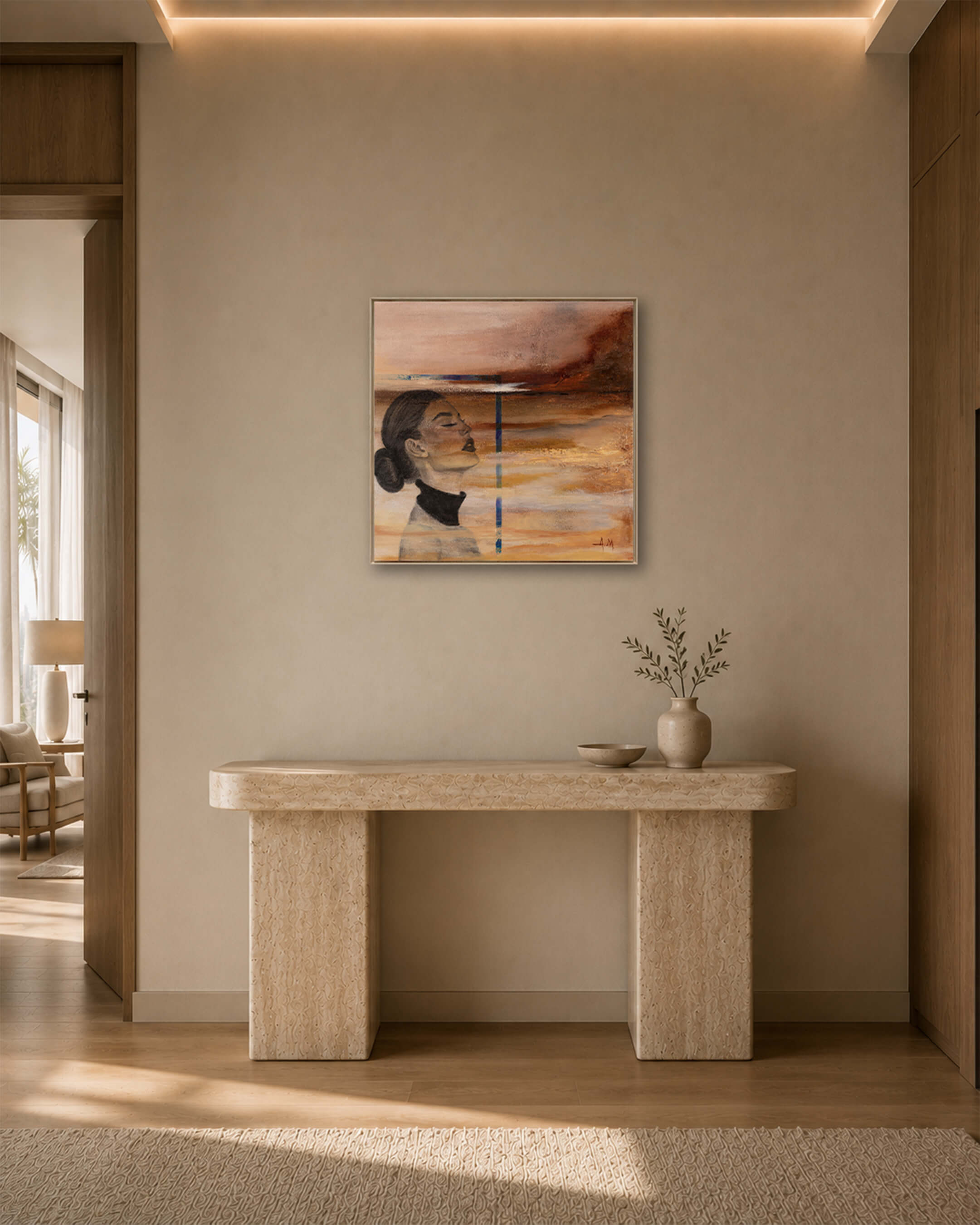Resolve — Original Artwork 46 × 46 CM