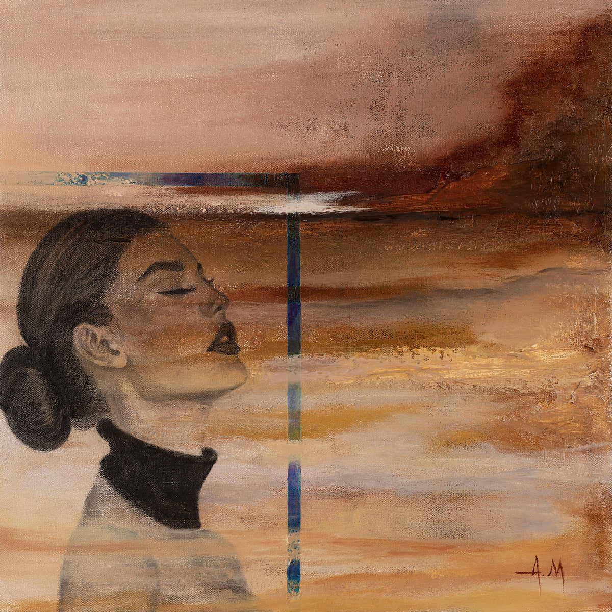 Resolve — Original Artwork 46 × 46 CM