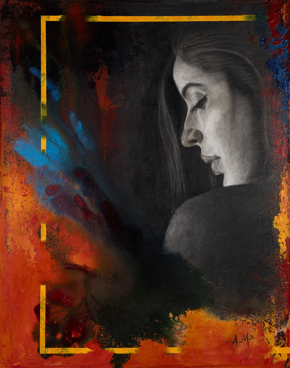 Softening — Original Artwork 61 × 76 CM