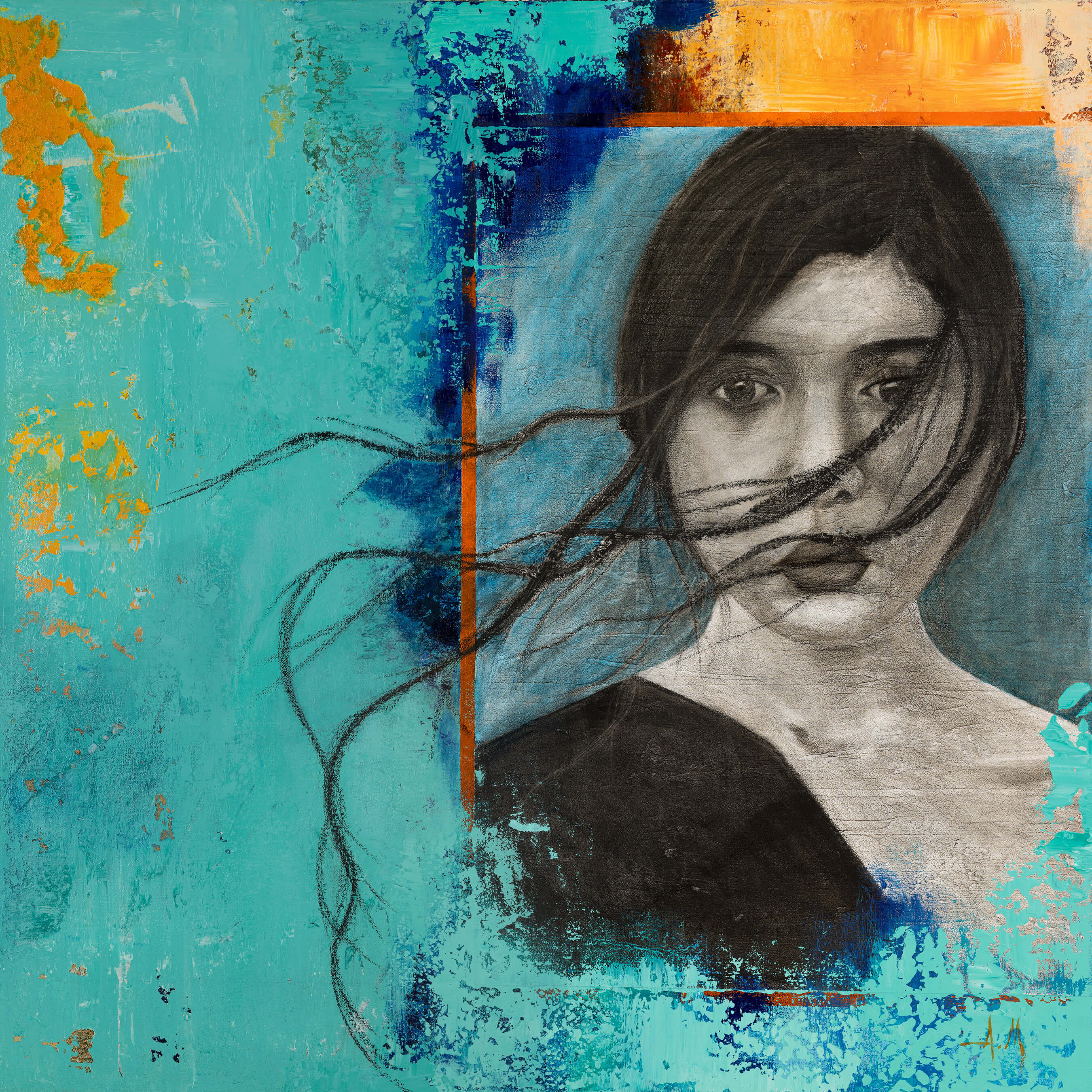 Untamed — Original Artwork 76 × 76 CM