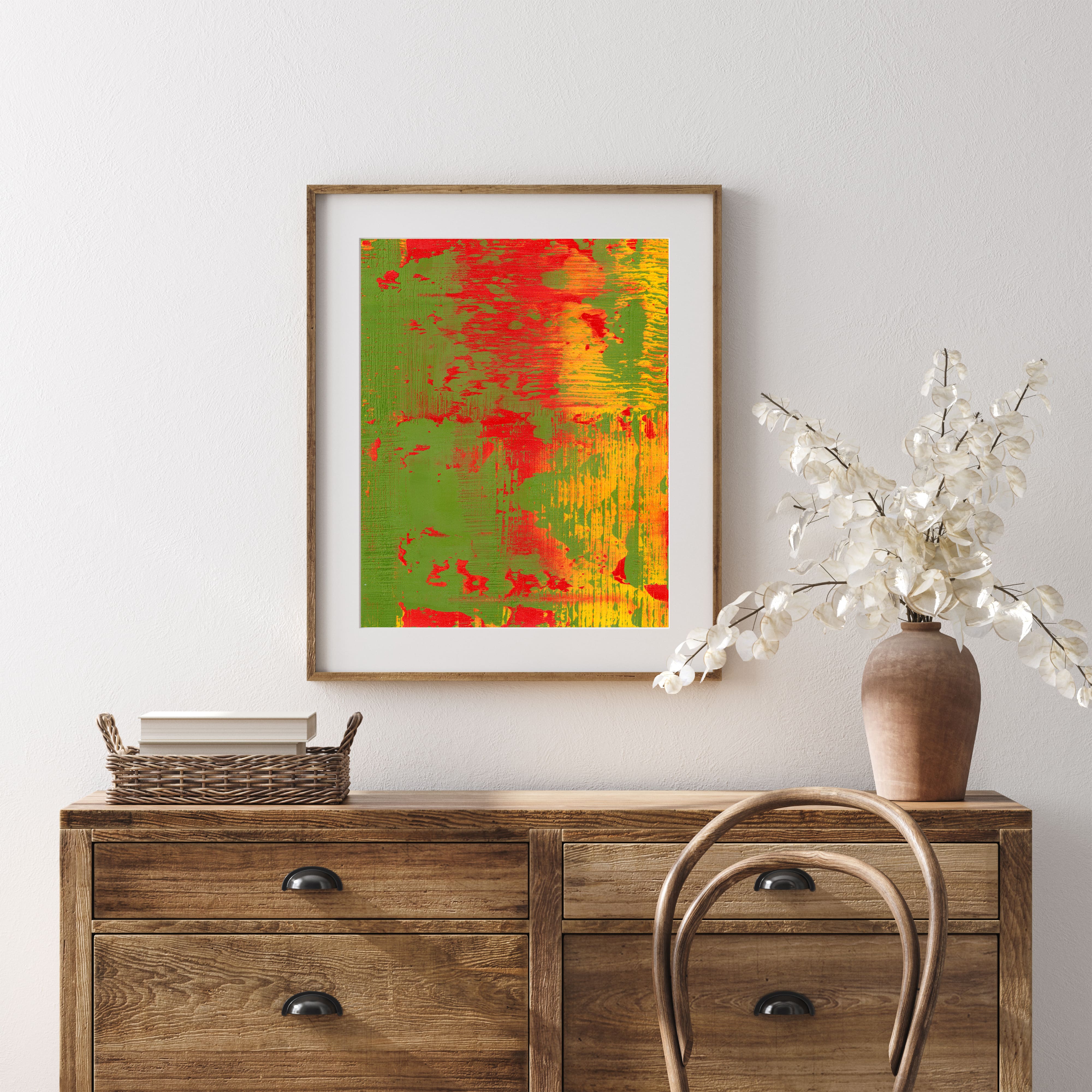 Flames — Premium Giclée Print on Matte Smooth Cotton UK Made 315 gsm Photo Paper